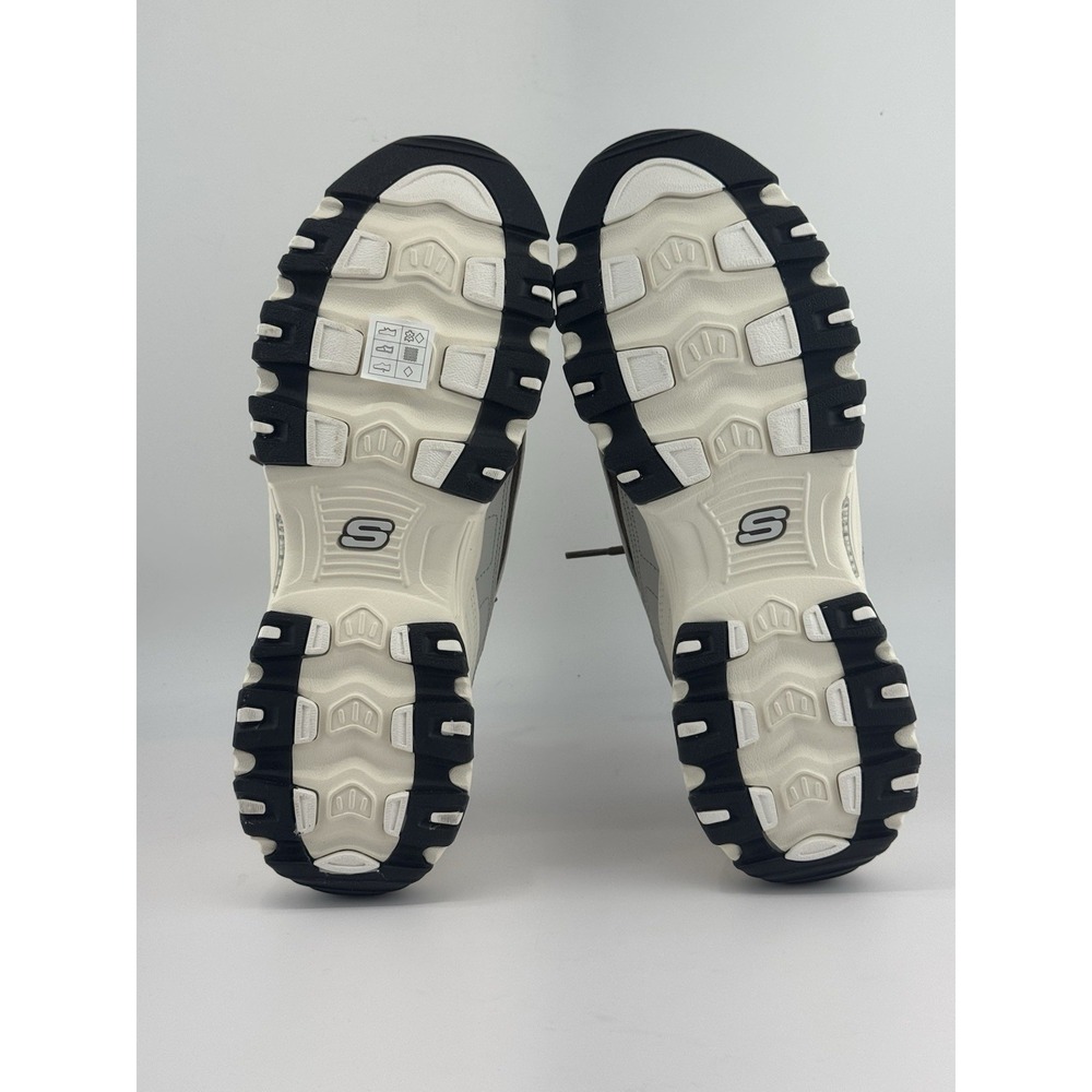 Skechers D'Lites Smooth Nostalgia Off-White/Brown Women's Sneakers Size 11 - Picture 7 of 8